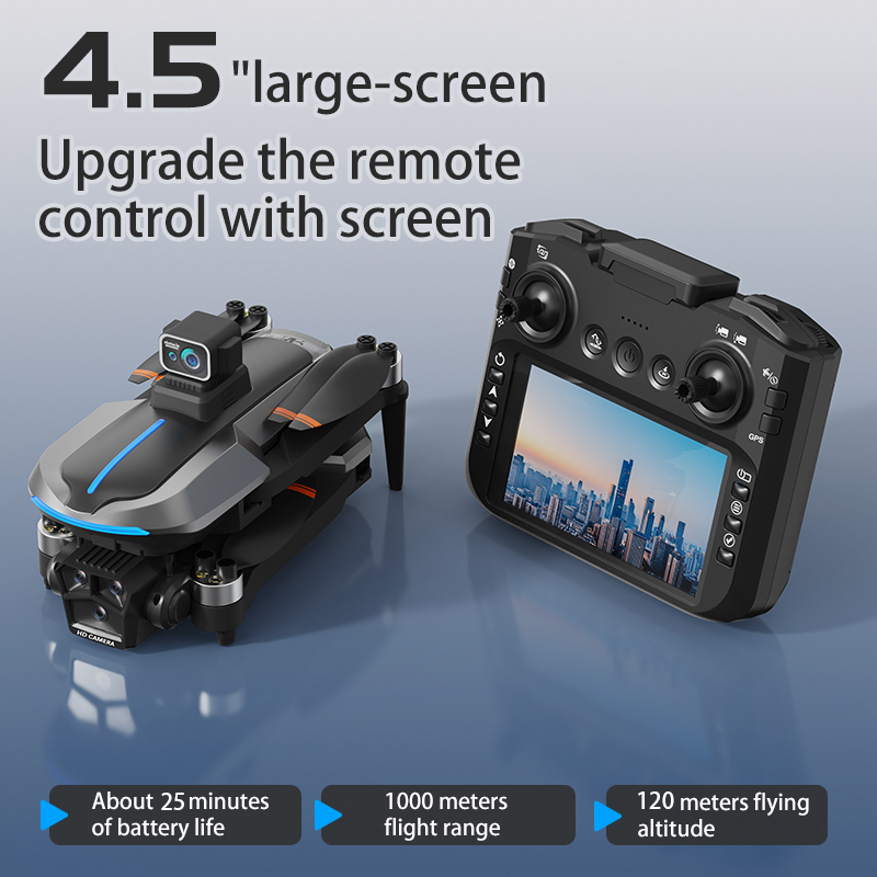 Drone Gps Mount - โดรนควบคุมระยะไกล AE8 EVO หน้าจอ 4.5 นิ้ว