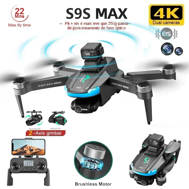 Drone Gimbal - ใหม่S9S MAX MINI Drone 4K 2