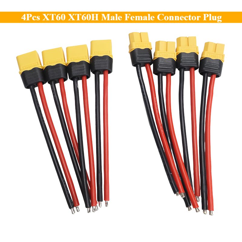 Drone Power Distribution Board - ขั้วต่อ XT60 XT60H แบบตัวผู้และตัวเมีย 4 ชิ้น