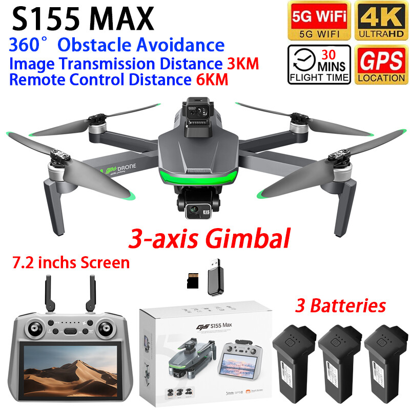 Drone Gps Mount - โดรน S155 MAX GPS WIFI 3