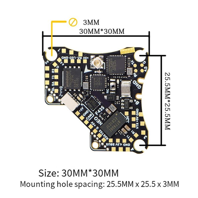 FBIL-F435 NEO 1S AIO ตัวควบคุม - Drone Esc บทวิจารณ์และราคา