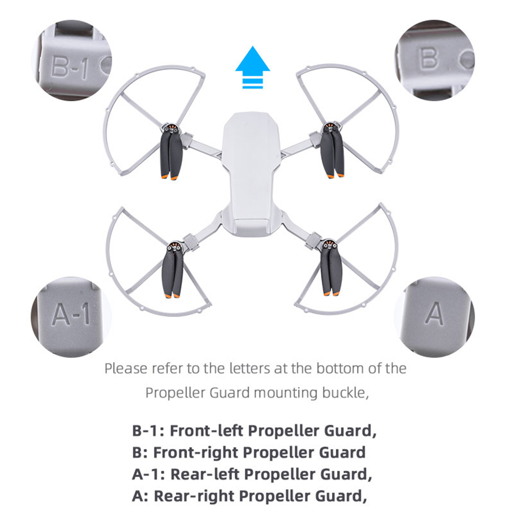 อุปกรณ์ป้องกันใบพัดอะไหล่อุปกร - Drone Propeller Guard บทวิจารณ์และราคา